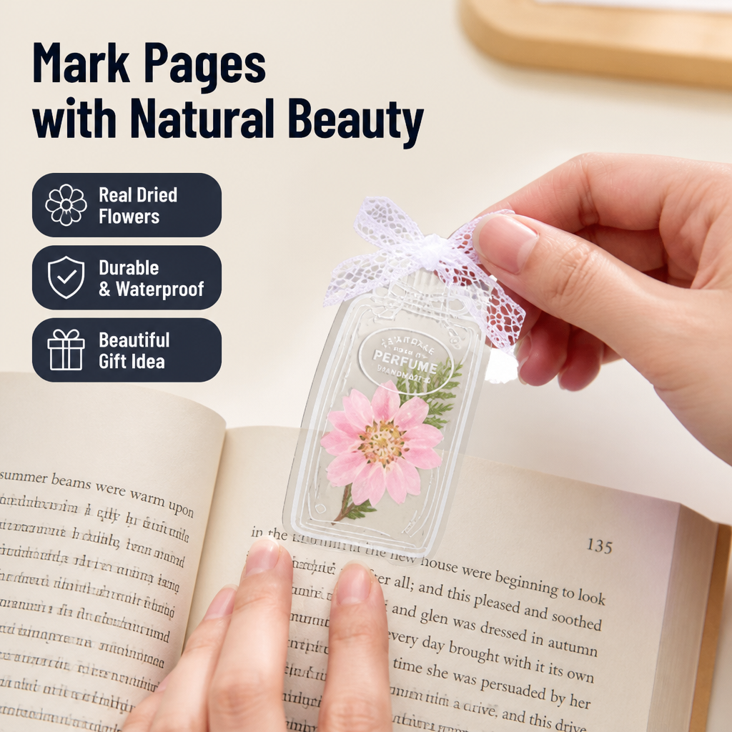PetalLuxe — Mark Your Page With Real Pressed Flowers That Never Wilt - Lamylie