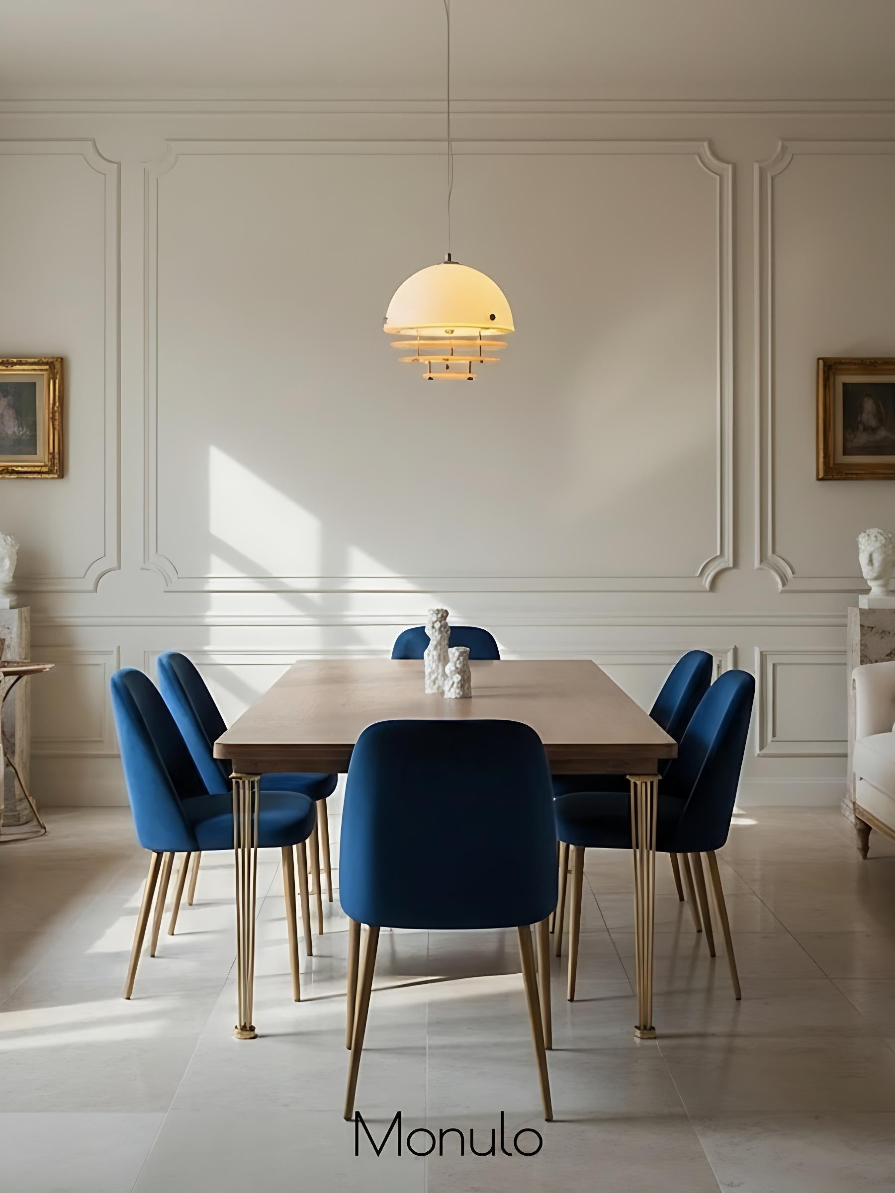 Stylish Pendant Lamp Bauhaus Design Orange-White Ambient Lighting for Modern Interiors - Lamylie