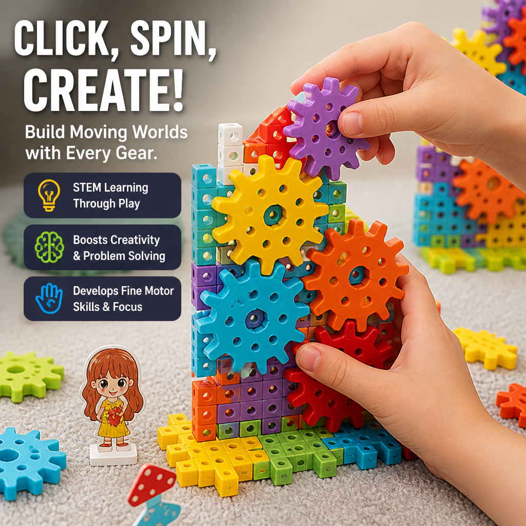 NovaCogs 3D Building Set — Ignite Creativity and Build Confidence with Every Click - Lamylie