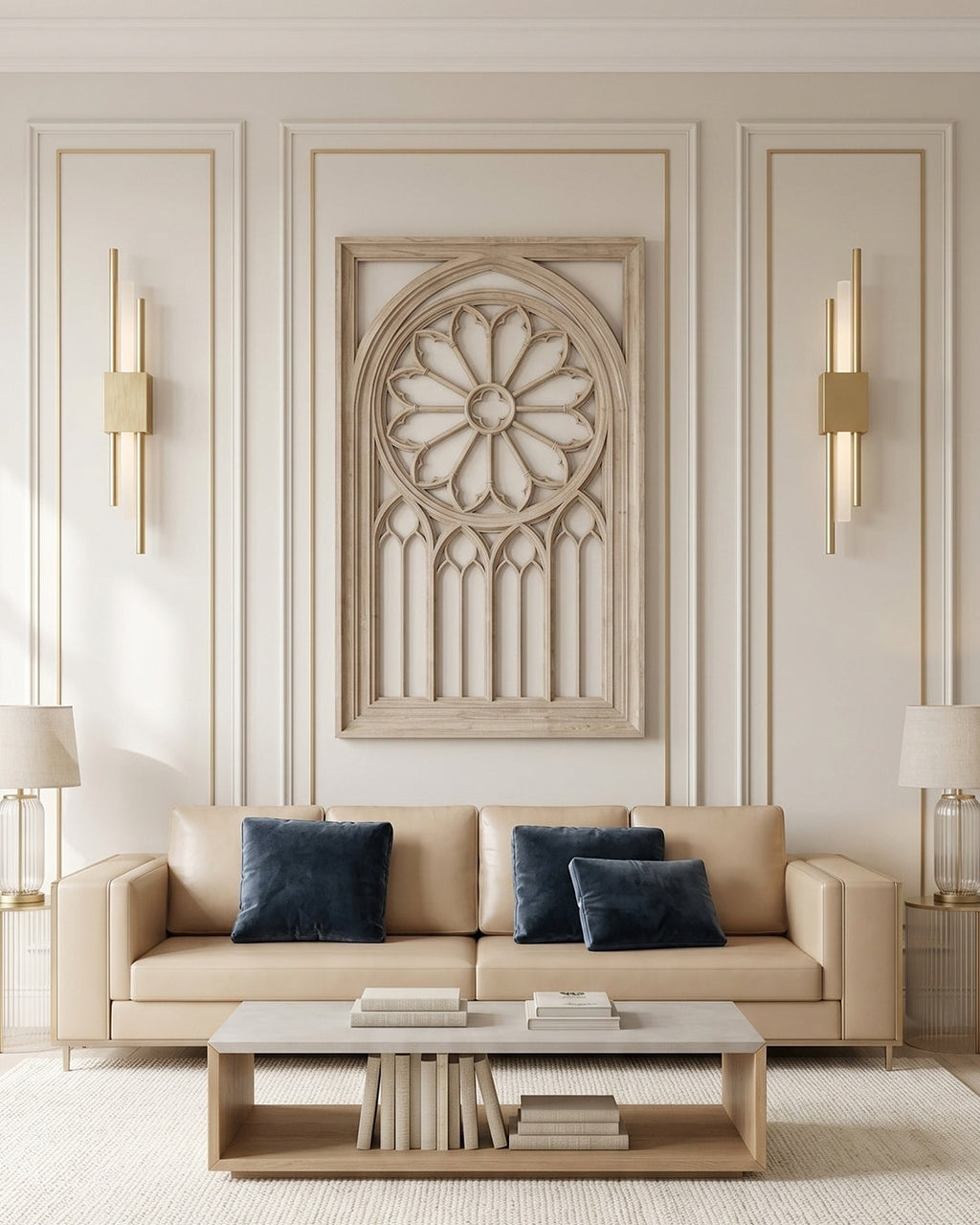 Skandinavische Minimalistische Wandleuchte | Modernes vertikales Design mit gerichteter LED-Beleuchtung | Schwarz Gold - Lamylie