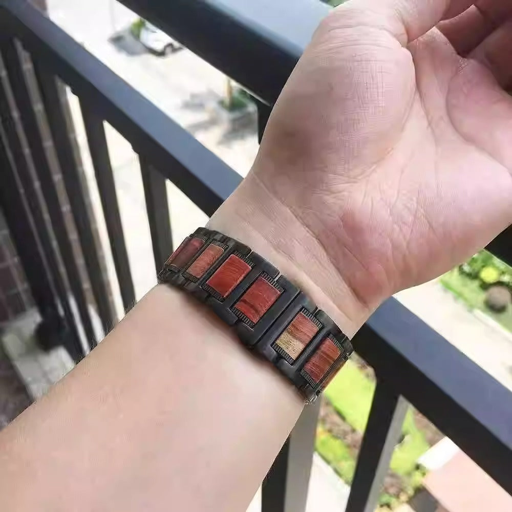 Bracelet en acier Aurelia Ultra Sandalwood — Fixation sécurisée pour Samsung Watch Ultra