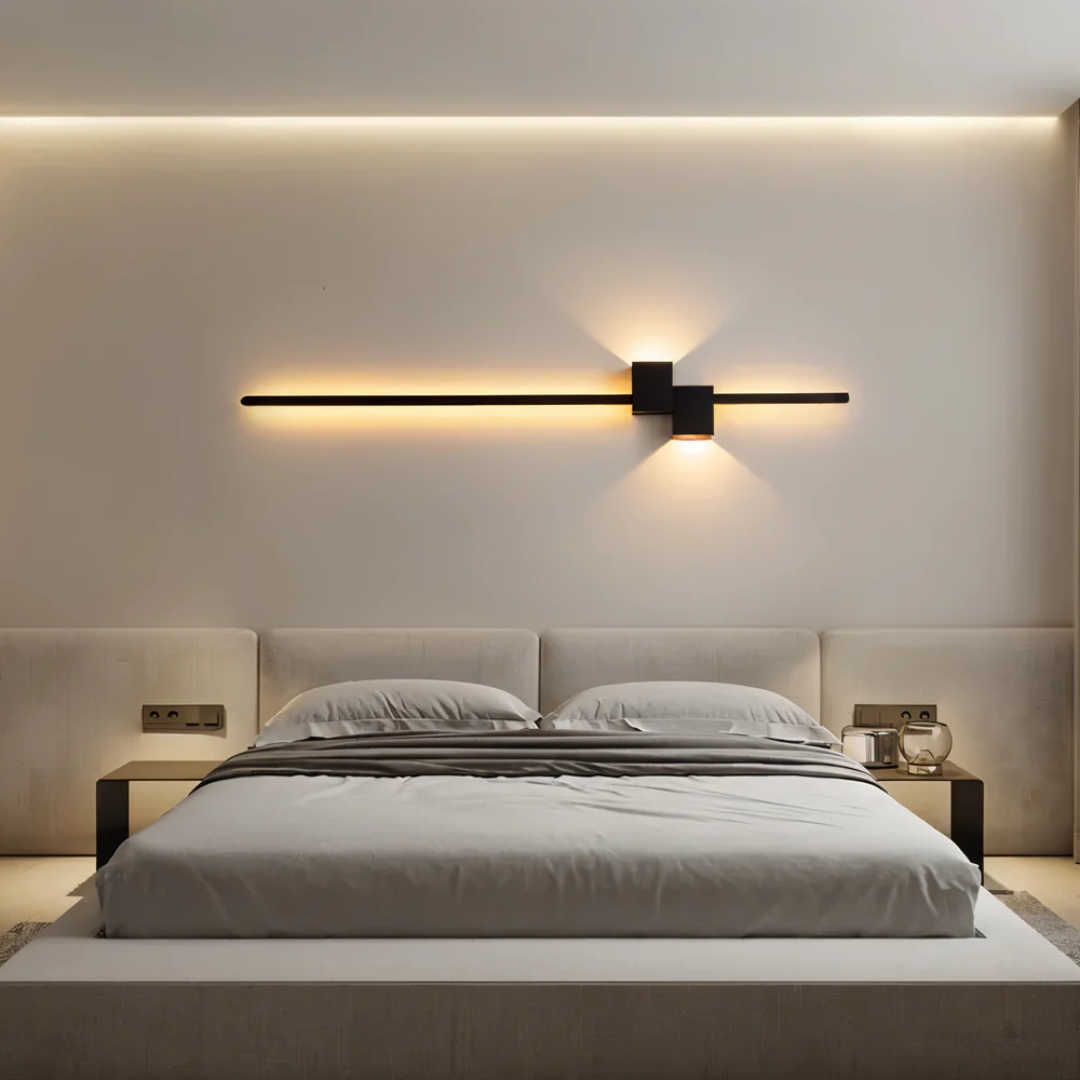 LumiNova minimalistisk LED-vegglampe — ren, moderne silhuett