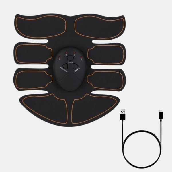 Treinador EMS para os músculos do tronco – Estimulador muscular abdominal para usar em casa - Lamylie