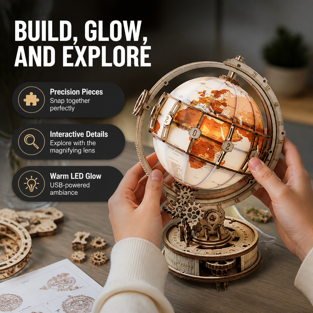 GlimmerSphere — Desperte a criatividade e transforme o seu espaço com uma luz quente e cativante - Lamylie