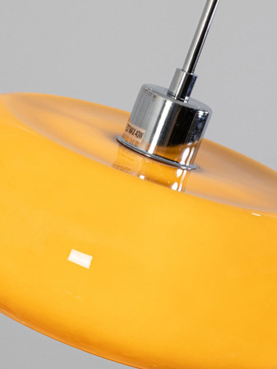 Bauhaus Glas Pendelleuchte Metall 11cm Nordisches Design Esszimmer Küche - Lamylie