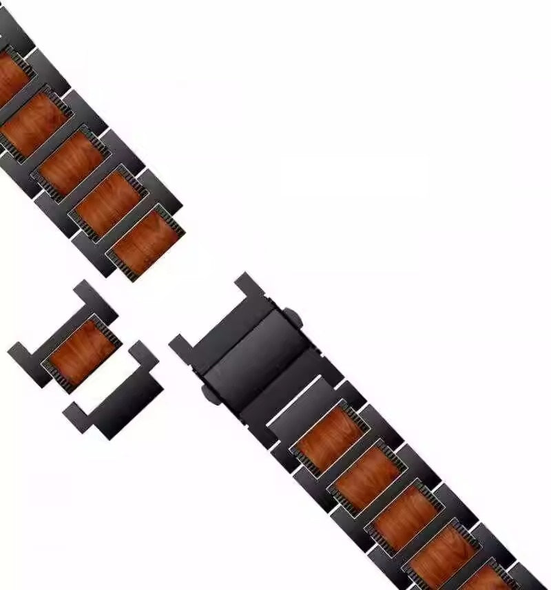 Bracelet en acier Aurelia Ultra Sandalwood — Fixation sécurisée pour Samsung Watch Ultra