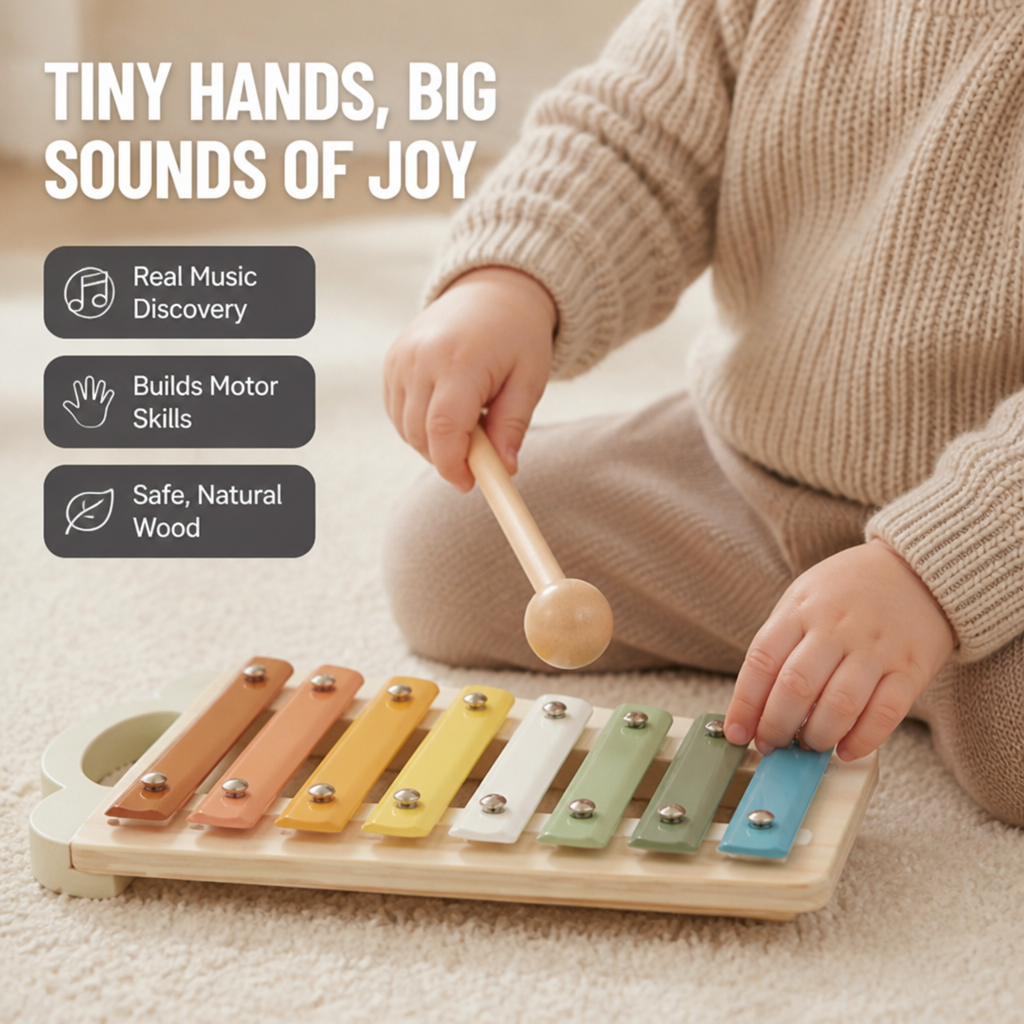 MelodySprout – Entfache die fröhliche Reise deines Babys in die Welt der Musik und Entwicklung – Lamylie