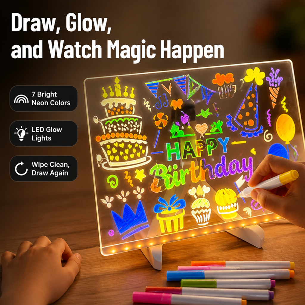 LumiSketch — Spark Mess-Free Creativity and Watch Their Imagination Shine Bright - Lamylie