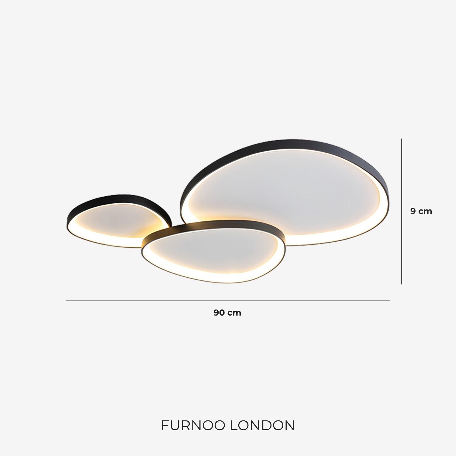Pinnacle LED Ceiling Lamp | Minimalist Modern Ceiling Lighting with Subtle Refinement - Lamylie