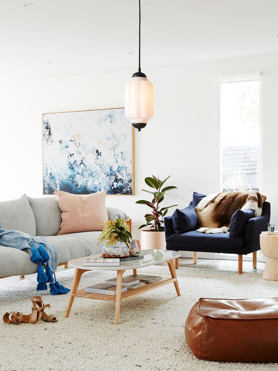 Vintage Glass Pendant Lamp with Nostalgic Look | Refined Lighting for Dining Room and Kitchen - Lamylie