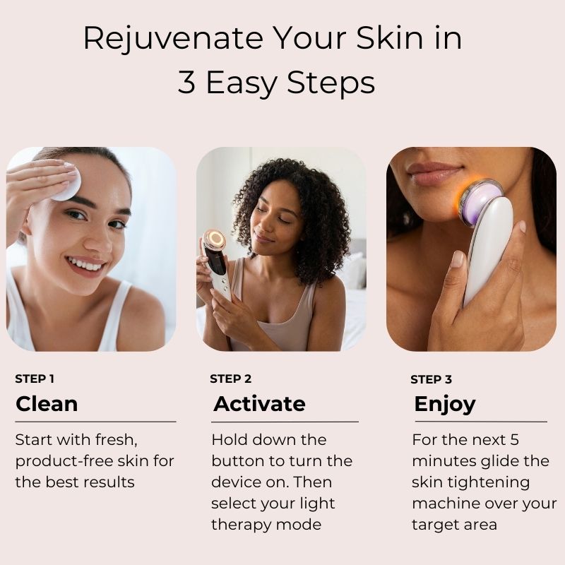 Facial Care Device for Skin Tightening Using Radio Frequency - Lamylie