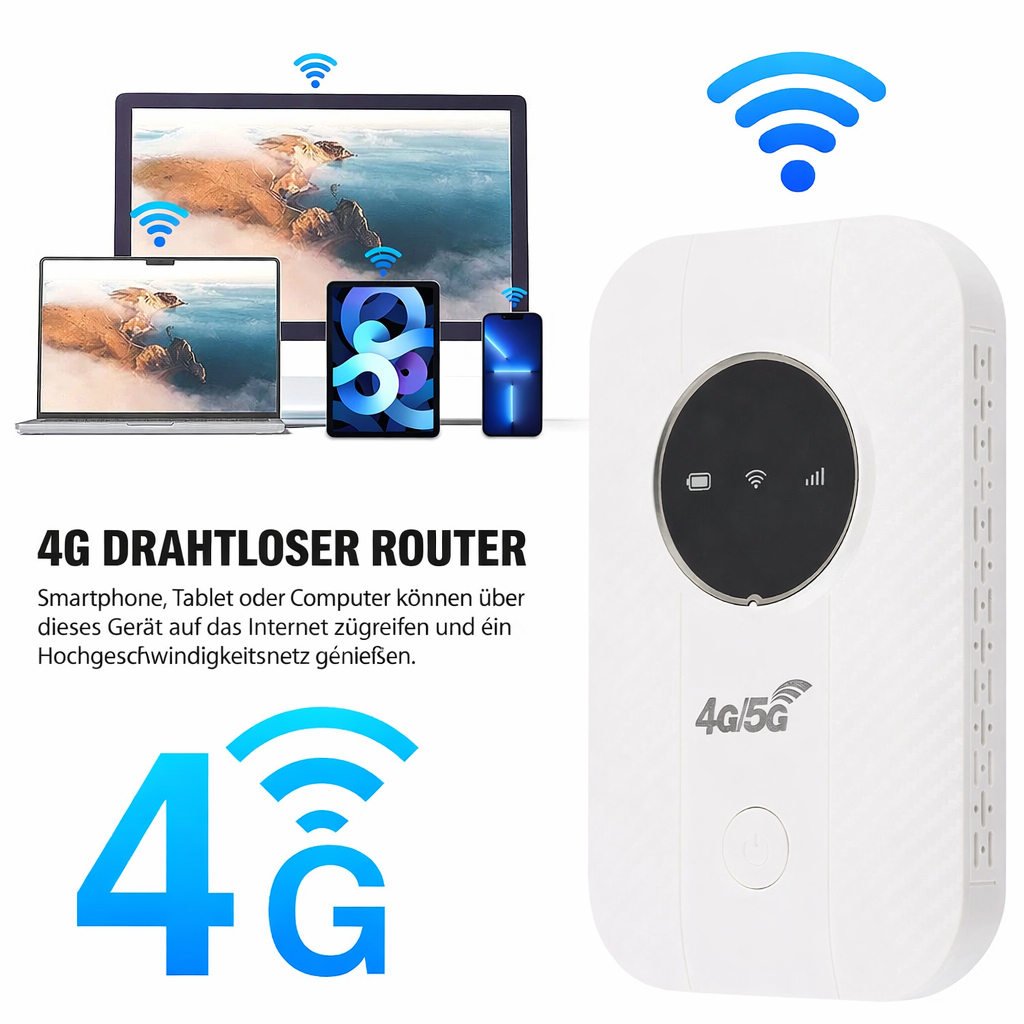 Mobiler WLAN-Router | 4G-LTE-Hotspot | Tragbar & schnell | NetLink – Lamylie