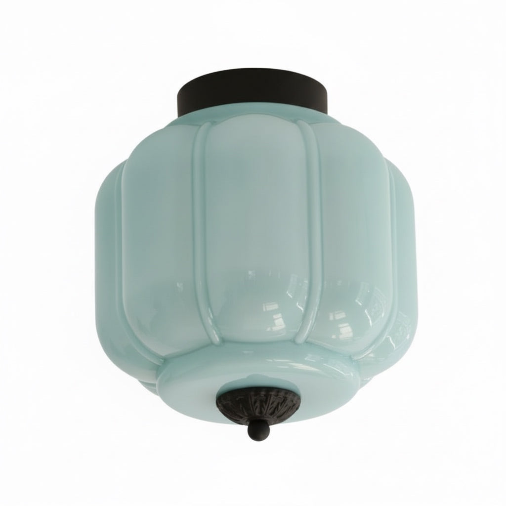 Ceiling Lamp Milk Glass Shade Modern Lighting Scandinavian Style Living Room Dining Room Bedroom Flush Mount - Lamylie