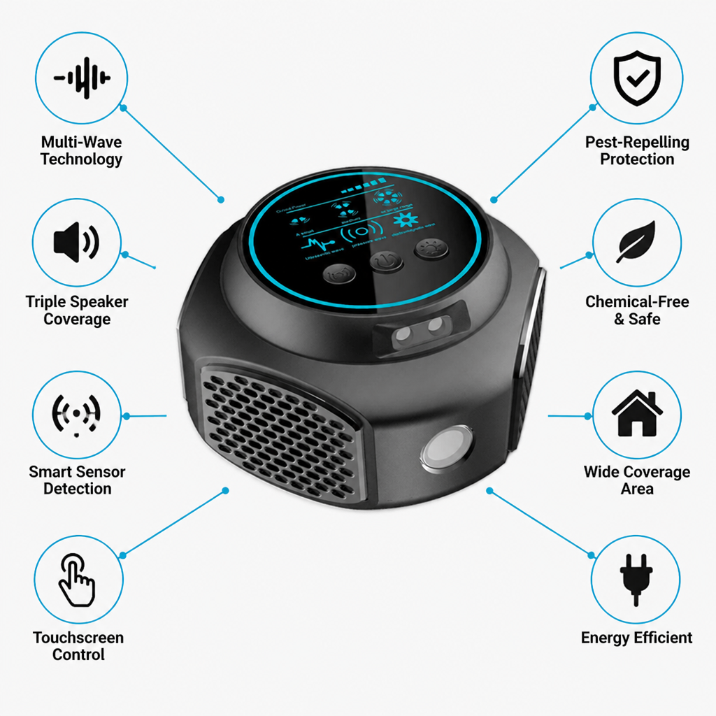 HomeShield Pro — Vezměte si svůj domov zpět s tichým a bezpečným klidem bez škůdců - Lamylie