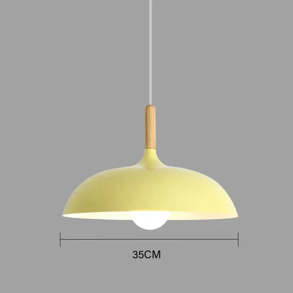 Deckenlampe aus Nordischer Eiche gefertigt - Lamylie