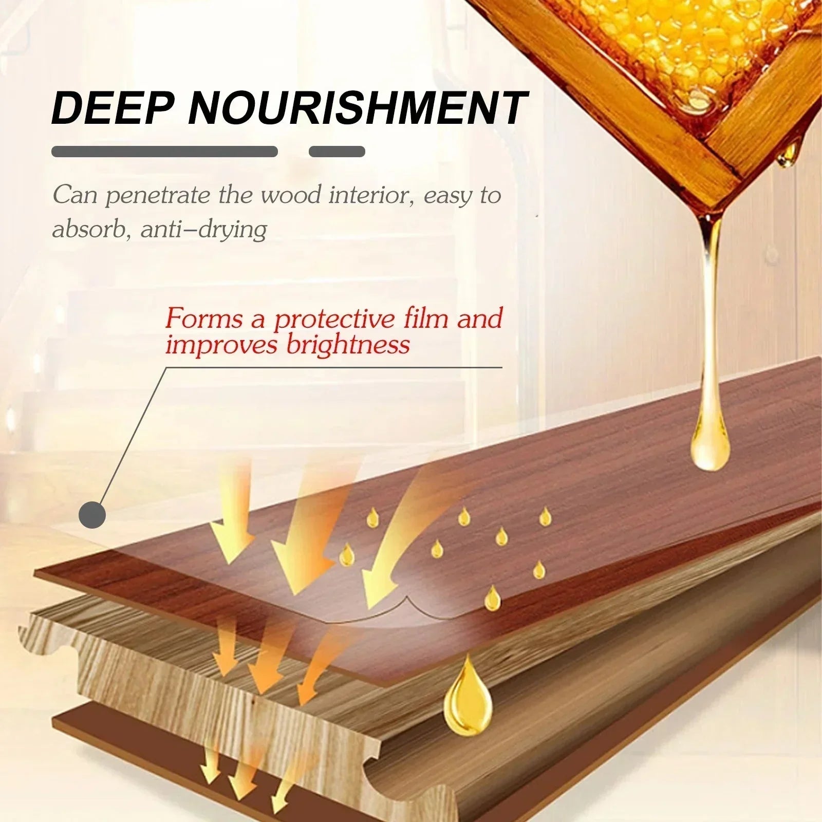 Natural Beeswax Spray for Furniture Care - Lamylie