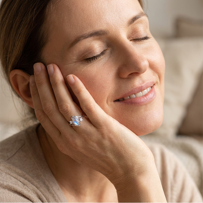 Moonstone Ring – Ignite Your Inner Glow and Attract Attention - Lamylie