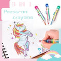 Colorful Kids Pen – 8 Colors in One Smart Tool - Lamylie