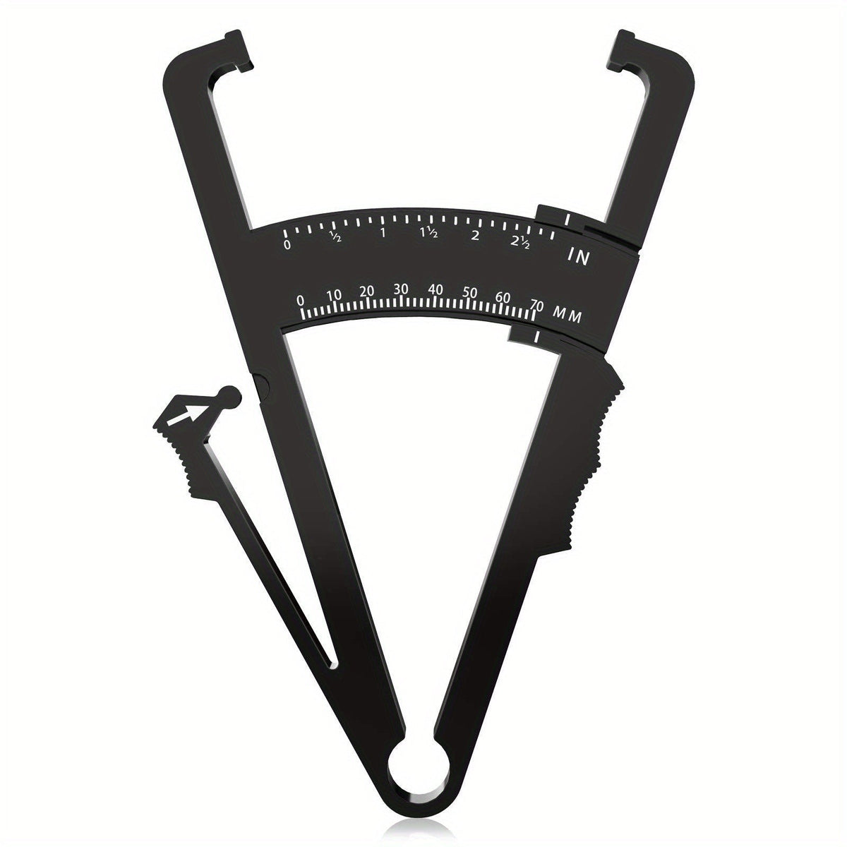 Calibrador de grasa corporal Caliperfit — Medidor de pliegues cutáneos de pinza y lectura de precisión