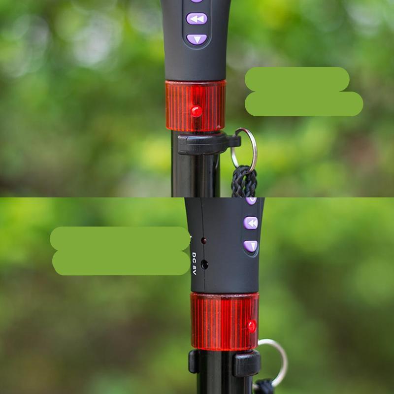 Adjustable Outdoor Walking Sticks with LED Lights for Hiking and Fitness - Lamylie