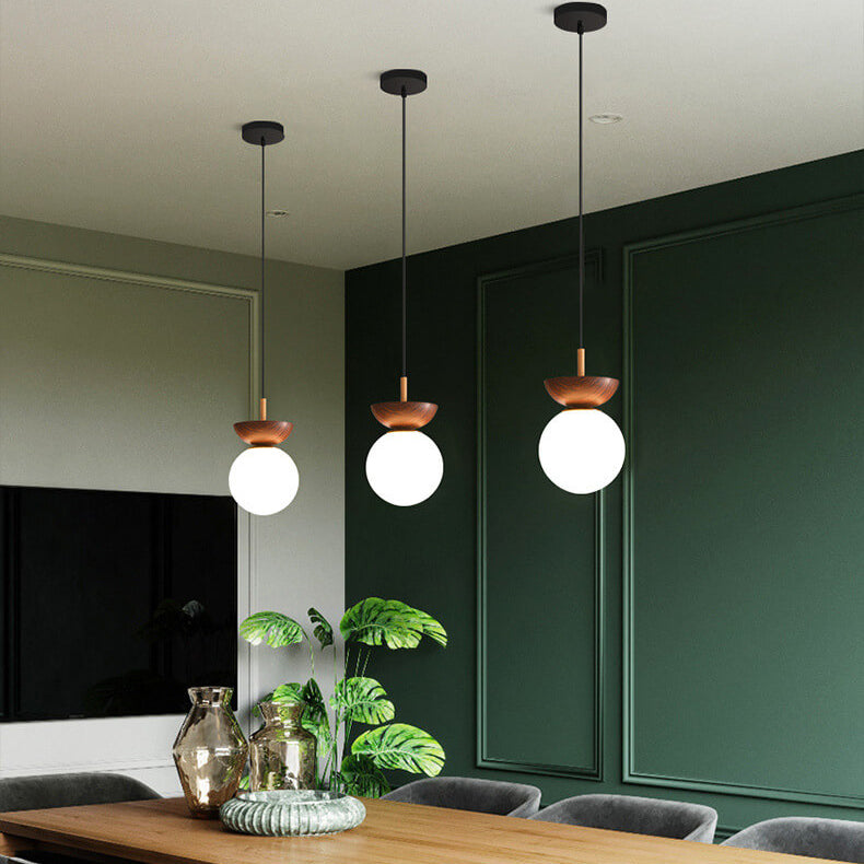 Glaskugel-Deckenlampe - Lamylie