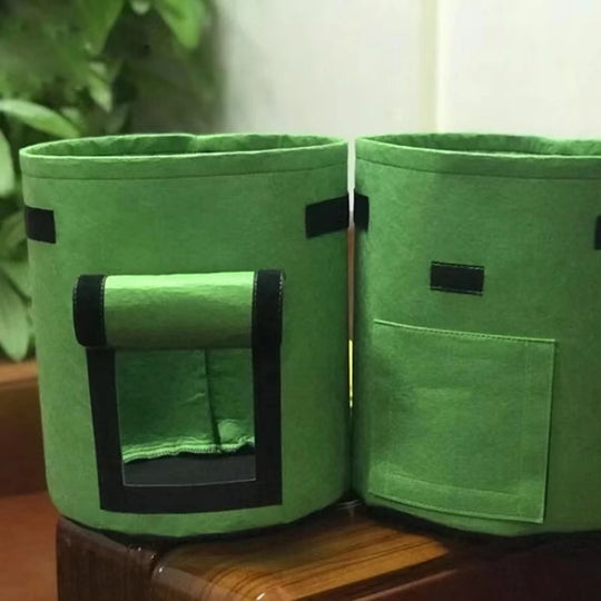 Worek uprawowy | Przepuszczalny materiał nietkany | Klapa do zbiorów z zapięciem na rzep | HarvestBag - Lamylie