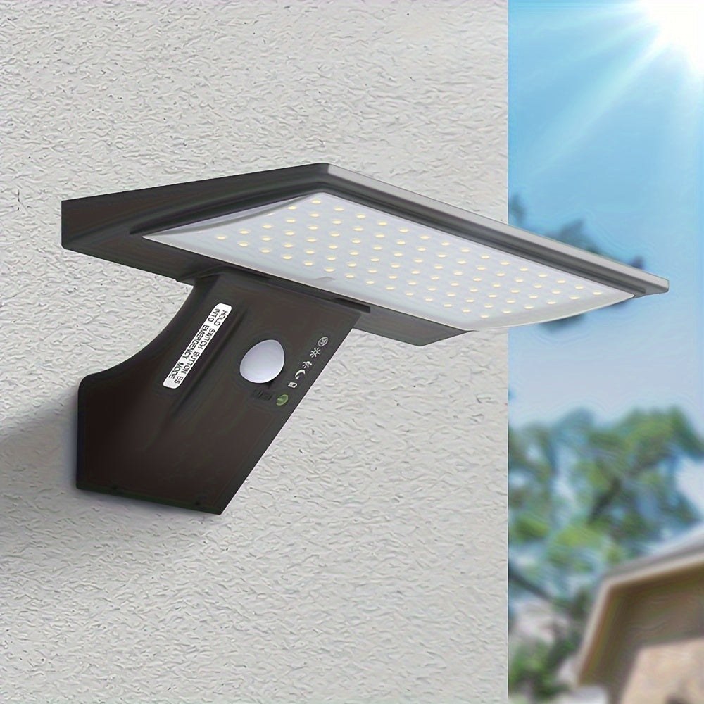 Solar Powered LED Wall Light with Motion Detector & Remote Control - Lamylie
