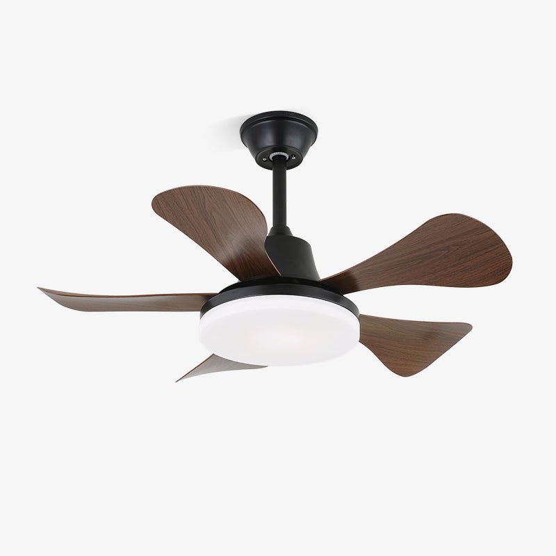 Stropní ventilátor s osvětlením a dálkovým ovládáním – stylový design s dřevěnými lopatkami – energeticky úsporné LED osvětlení – nastavitelné rychlosti – Lamylie