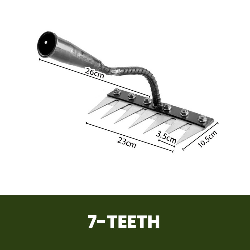 Carbon Steel Garden Weeding Rake - Lamylie