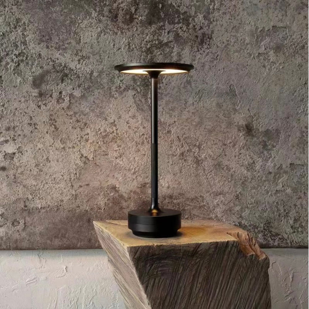 Wireless LED Desk Lamp with Touch Dimmer – Aluminum, IP44 - Lamylie