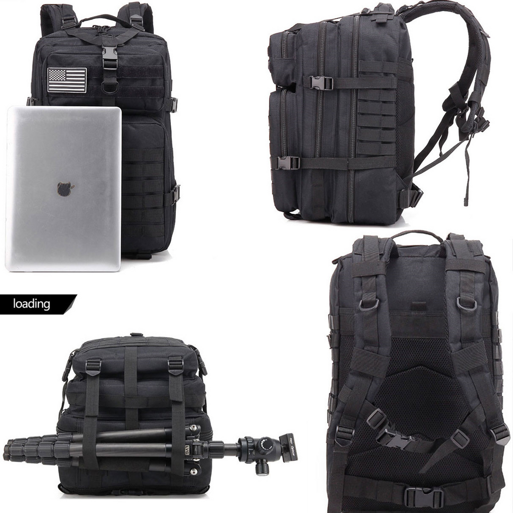 Militärischer taktischer Rucksack – 45 l wasserdichtes Fassungsvermögen – Lamylie