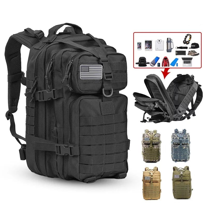 Militärischer taktischer Rucksack – 45 l wasserdichtes Fassungsvermögen – Lamylie