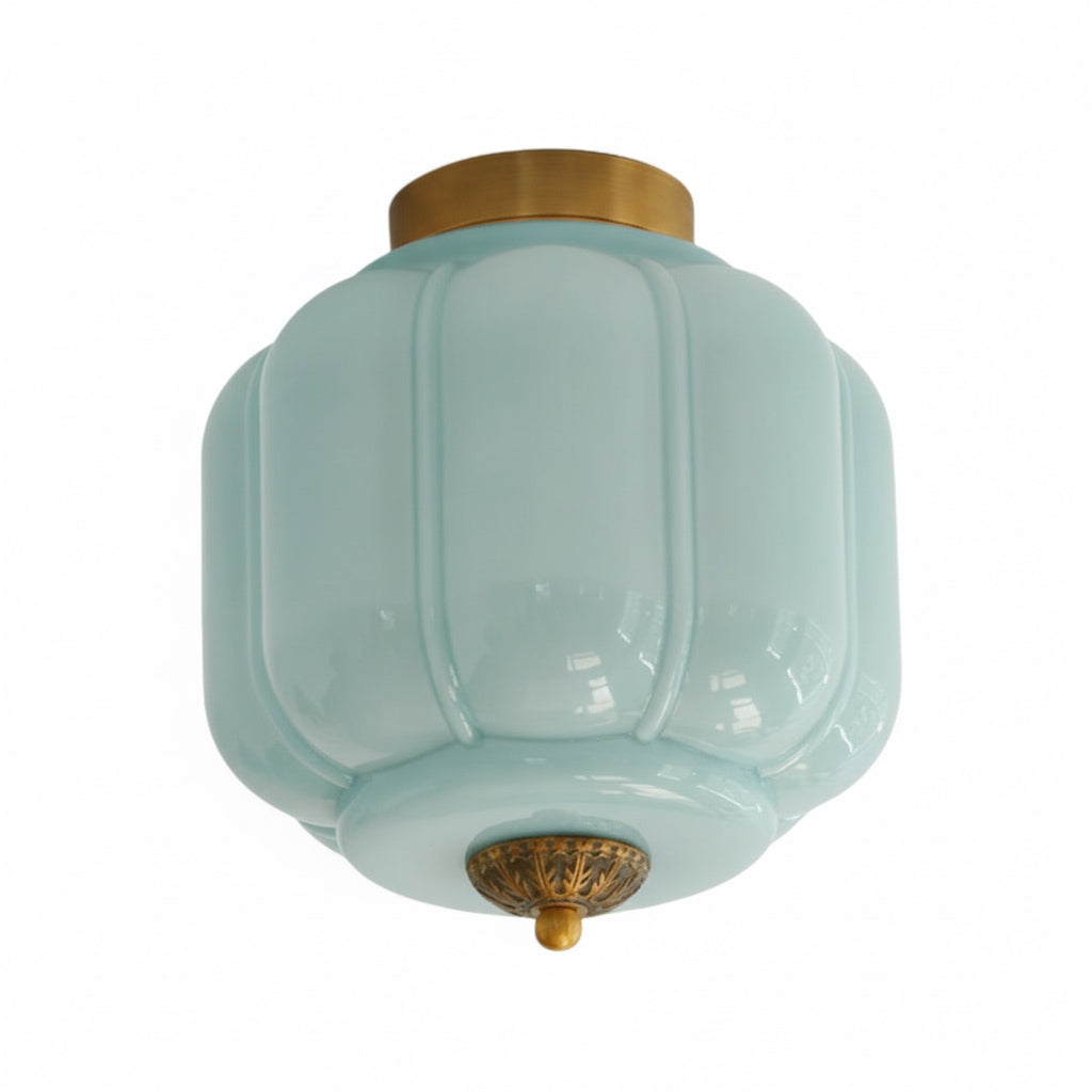 Ceiling Lamp Milk Glass Shade Modern Lighting Scandinavian Style Living Room Dining Room Bedroom Flush Mount - Lamylie