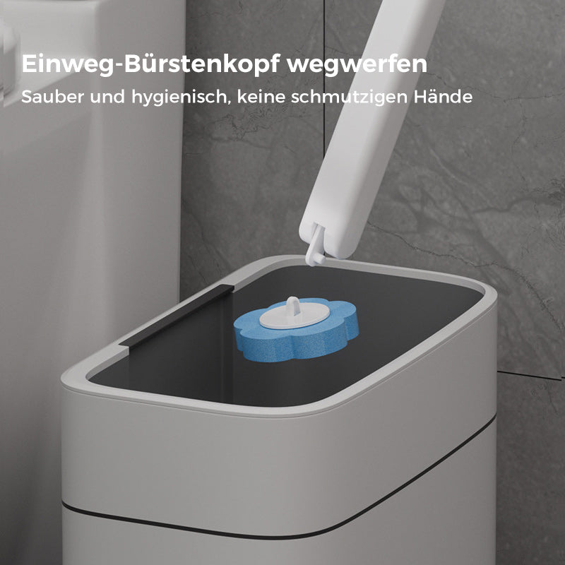 Engangstoiletbørste | antibakteriel | hygiejniske svampehoveder | CleanClick - Lamylie