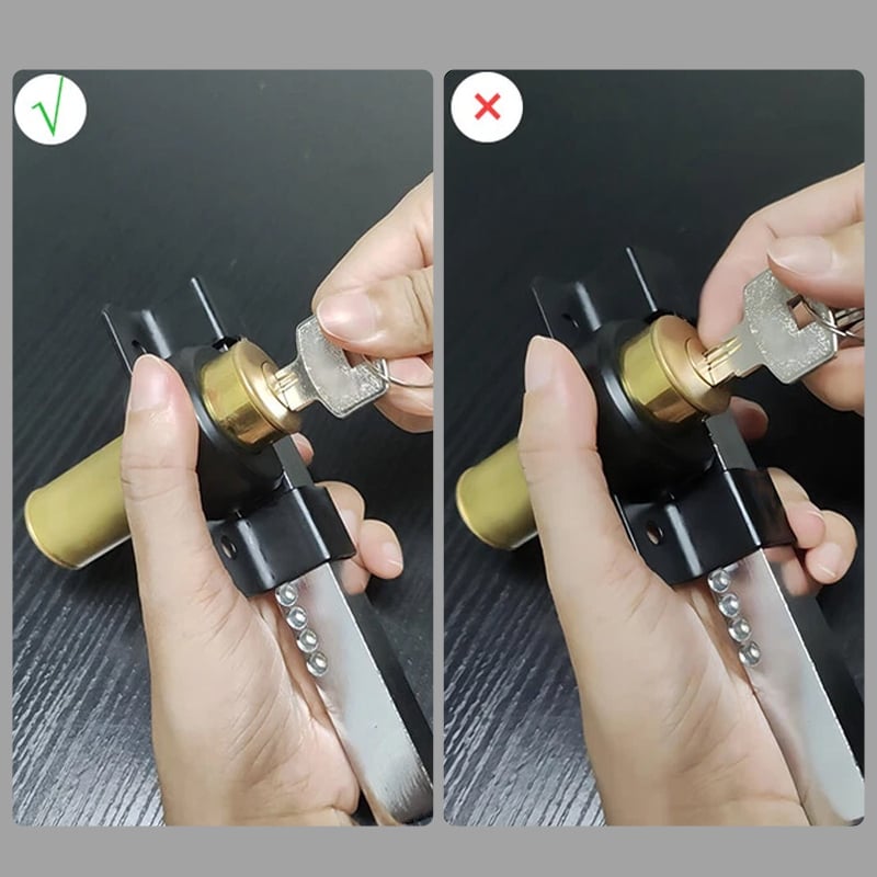 Cerradura para puerta con llave | Antióxido | Pestillo de resorte | GateSecure - Lamylie