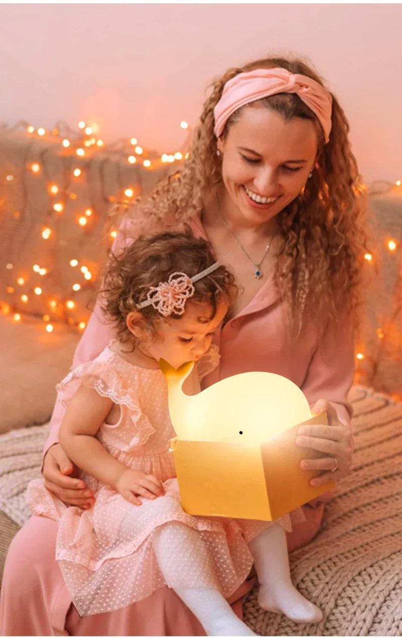 Wall Night Lamp with Color-Shifting LED – Touch Sensor, USB Powered - Lamylie