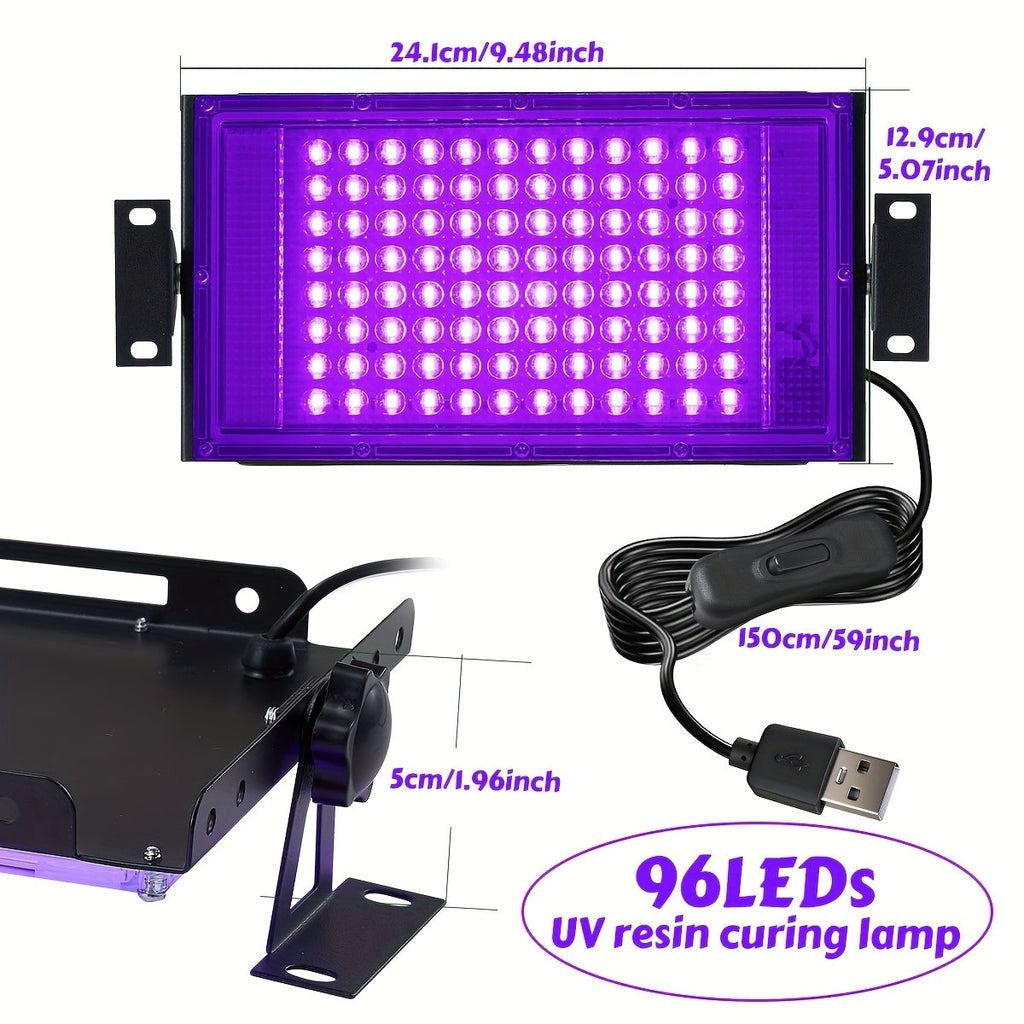 UV Resin Curing Lamp with 96/144 LEDs - Lamylie