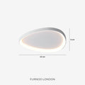 Pinnacle LED Ceiling Lamp | Minimalist Modern Ceiling Lighting with Subtle Refinement - Lamylie
