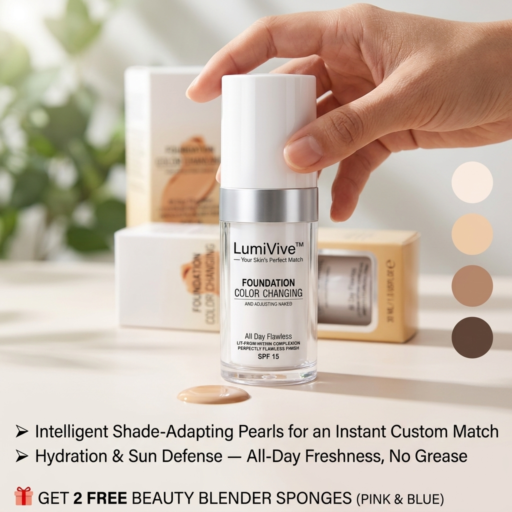 LumiVive — Your Skin’s Perfect Match for Effortless, All-Day Confidence - Lamylie