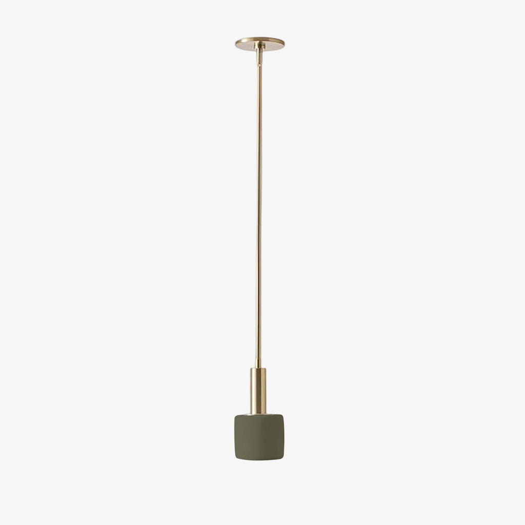 Porcelain Pendant Lamp Minimalist Design White Green Black Orange Yellow Dining Room Kitchen - Lamylie