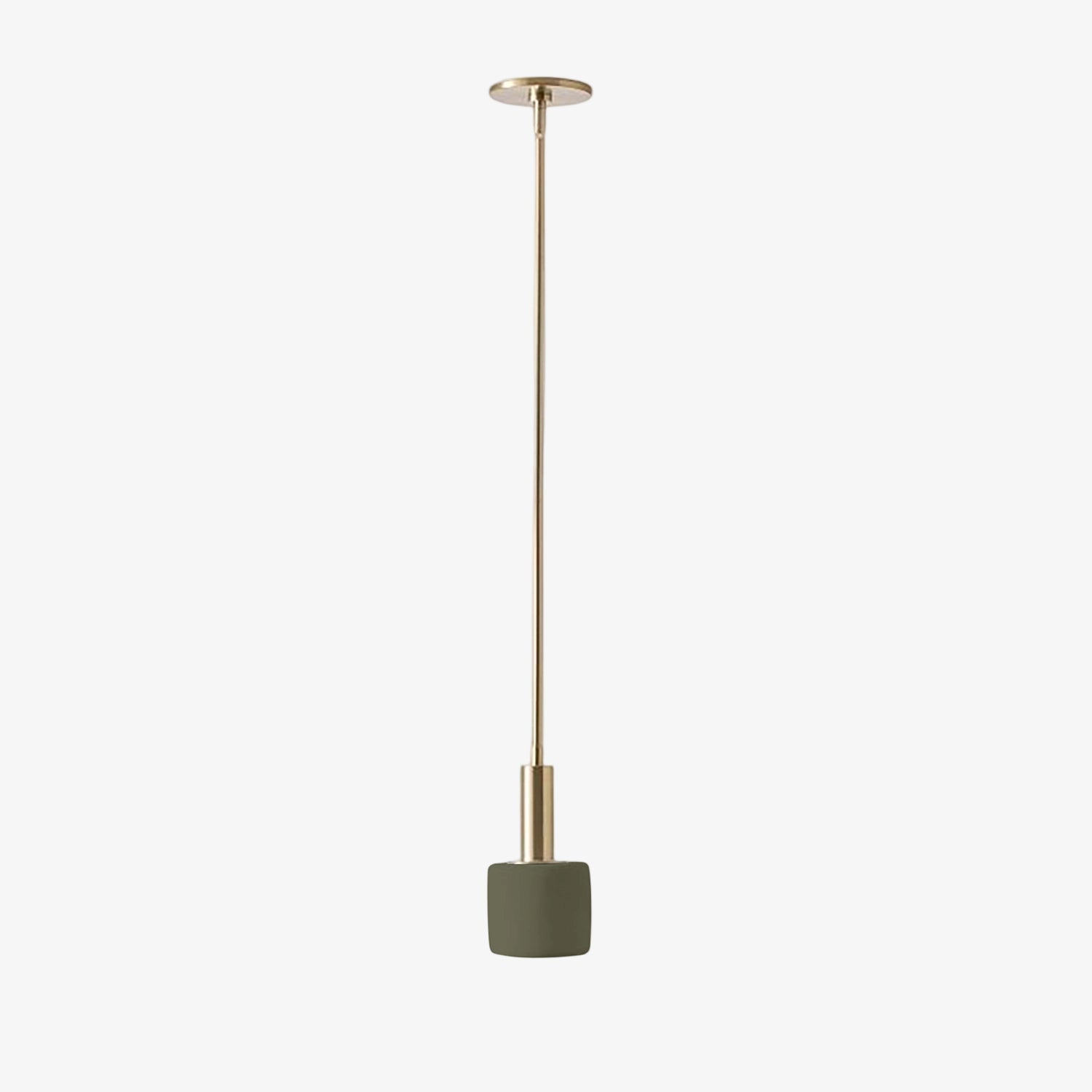Porcelain Pendant Lamp Minimalist Design White Green Black Orange Yellow Dining Room Kitchen - Lamylie