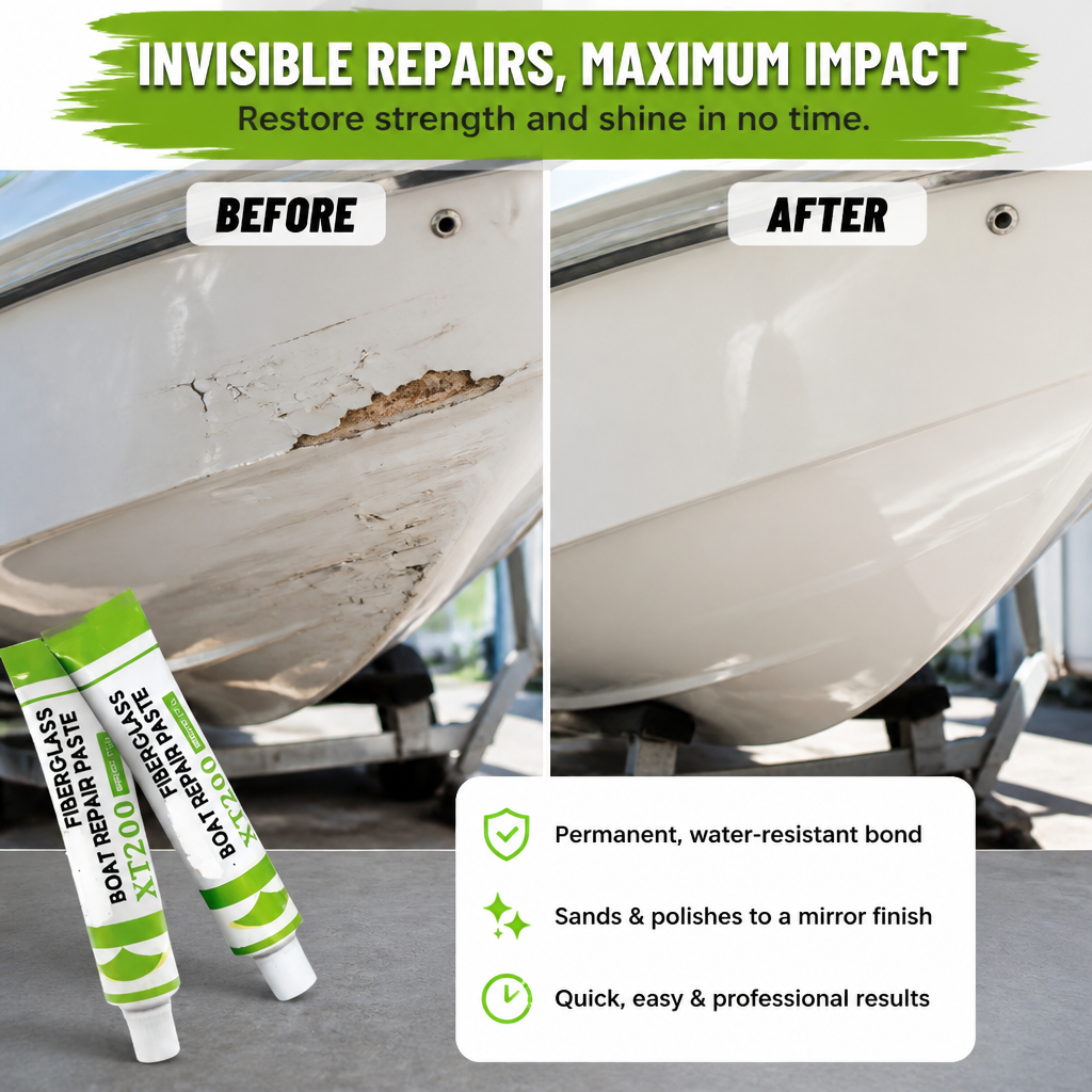 MarineLuxe Repair Paste — Instantly Restore Your Fiberglass to Flawless, Show-Stopping Shine - Lamylie