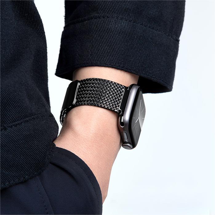 Magnetisches geflochtenes Armband als Zubehör für die Aurora-Smartwatch – Lamylie