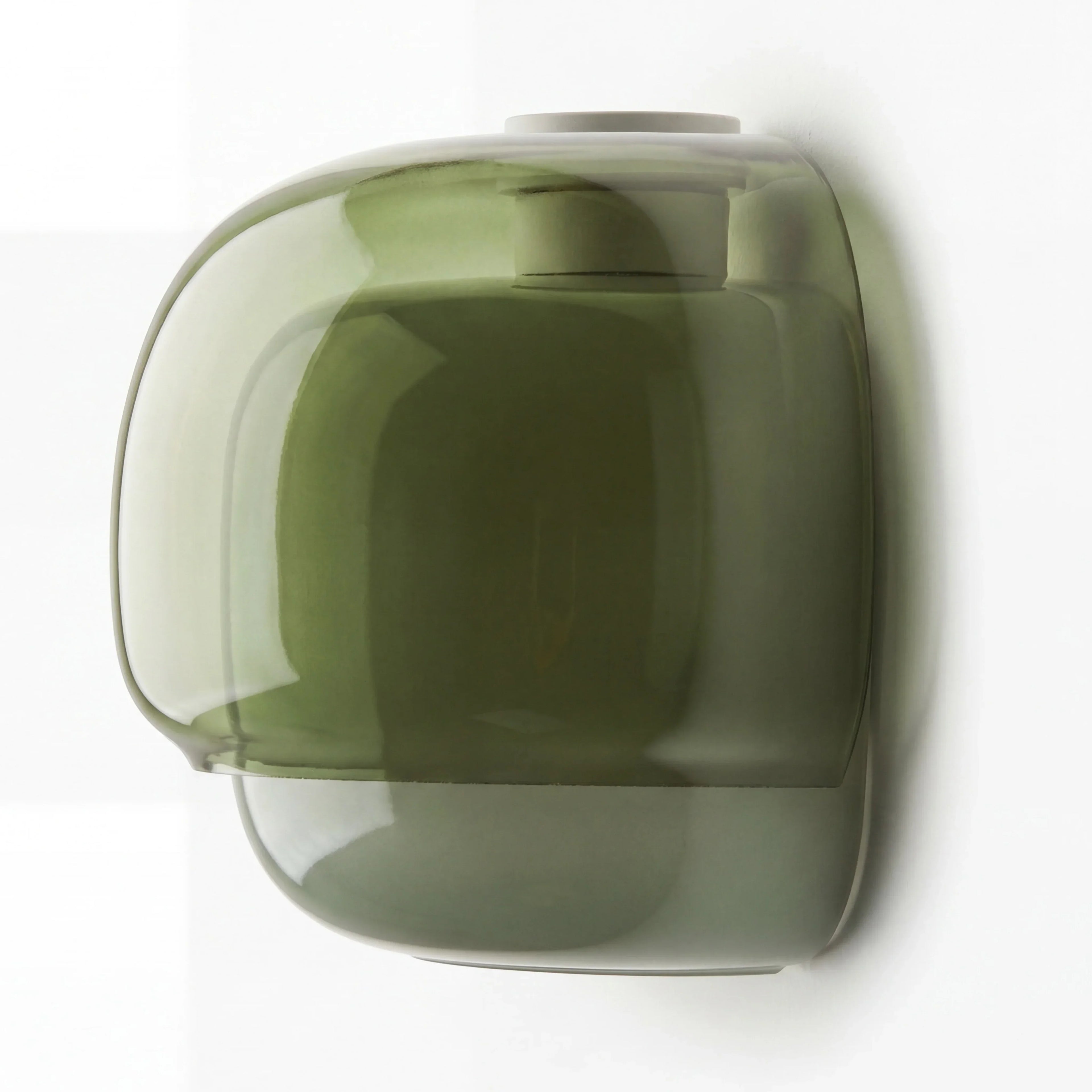 Lampada da parete moderna in vetro con doppio paralume a forma di fungo | Accento colorato per camera da letto e corridoio - Lamylie