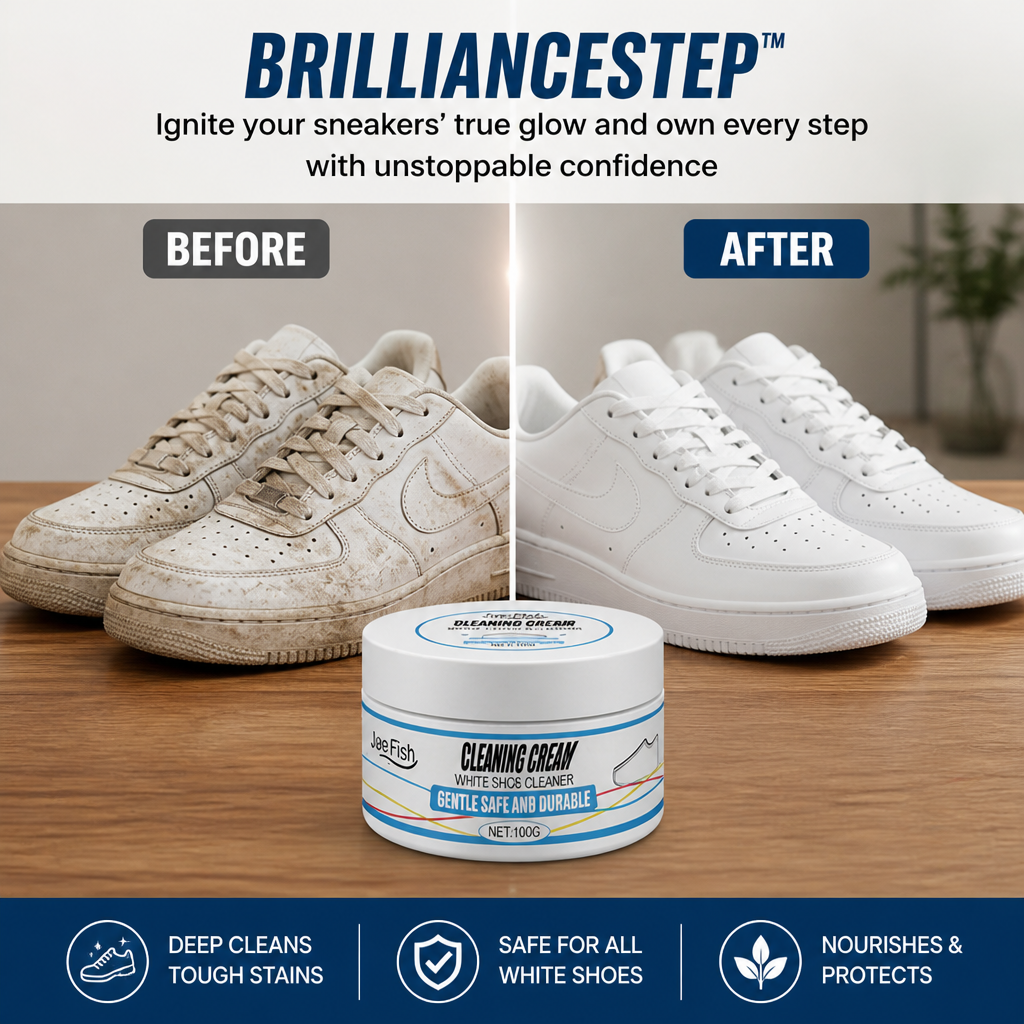 BrillianceStep — Entfache den wahren Glanz deiner Sneaker und gehe jeden Schritt mit unaufhaltsamem Selbstvertrauen - Lamylie