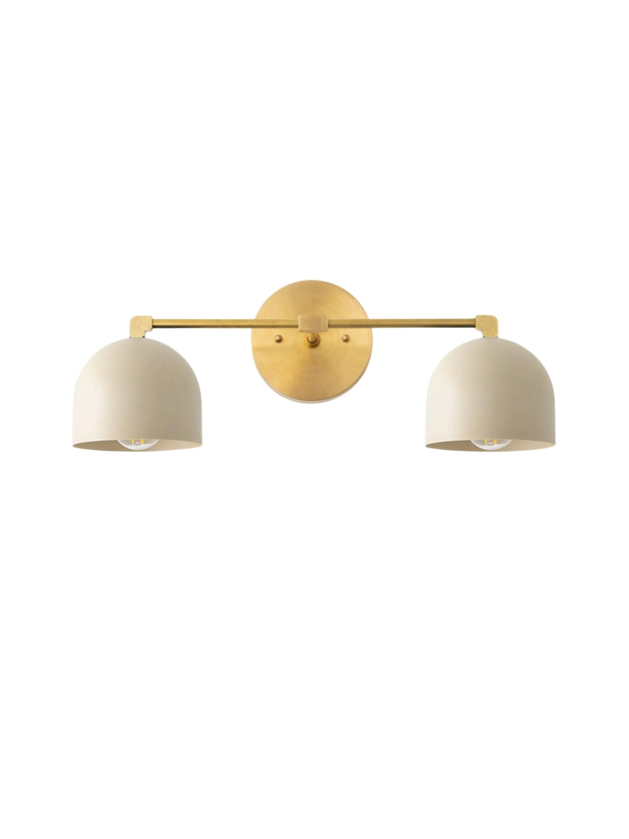 Wall Lamp Dome Shade Mid-Century Retro Design Bathroom Hallway - Lamylie