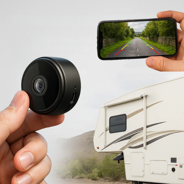 Kabellose HD-Rückfahrkamera mit Nachtsicht für Wohnmobile, Lastwagen und Anhänger – Lamylie
