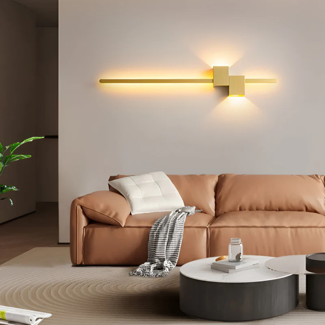 LumiNova minimalistisk LED-vegglampe — ren, moderne silhuett