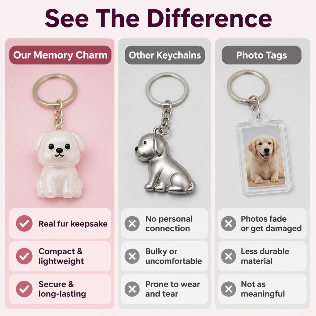 LumaPaw Memory Charm — Carry Your Pet’s Love Close to Your Heart Every Day - Lamylie