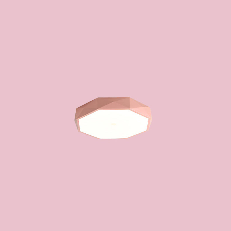 Plafoniera LED dal design astratto scandinavo, luce calda, acrilico e ferro, a plafone, per corridoi, soggiorni e camere da letto - Lamylie